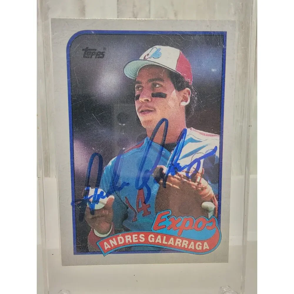 Andres Galarraga 2020 Topps #590 Autograph Series Retired Player No JSA
